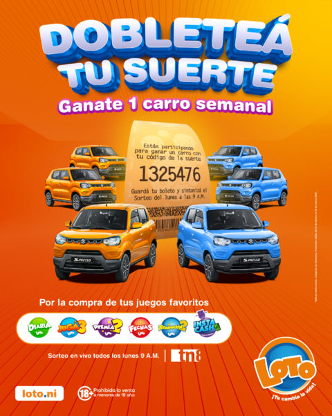  Ganó un carro 2026 con 10 córdobas