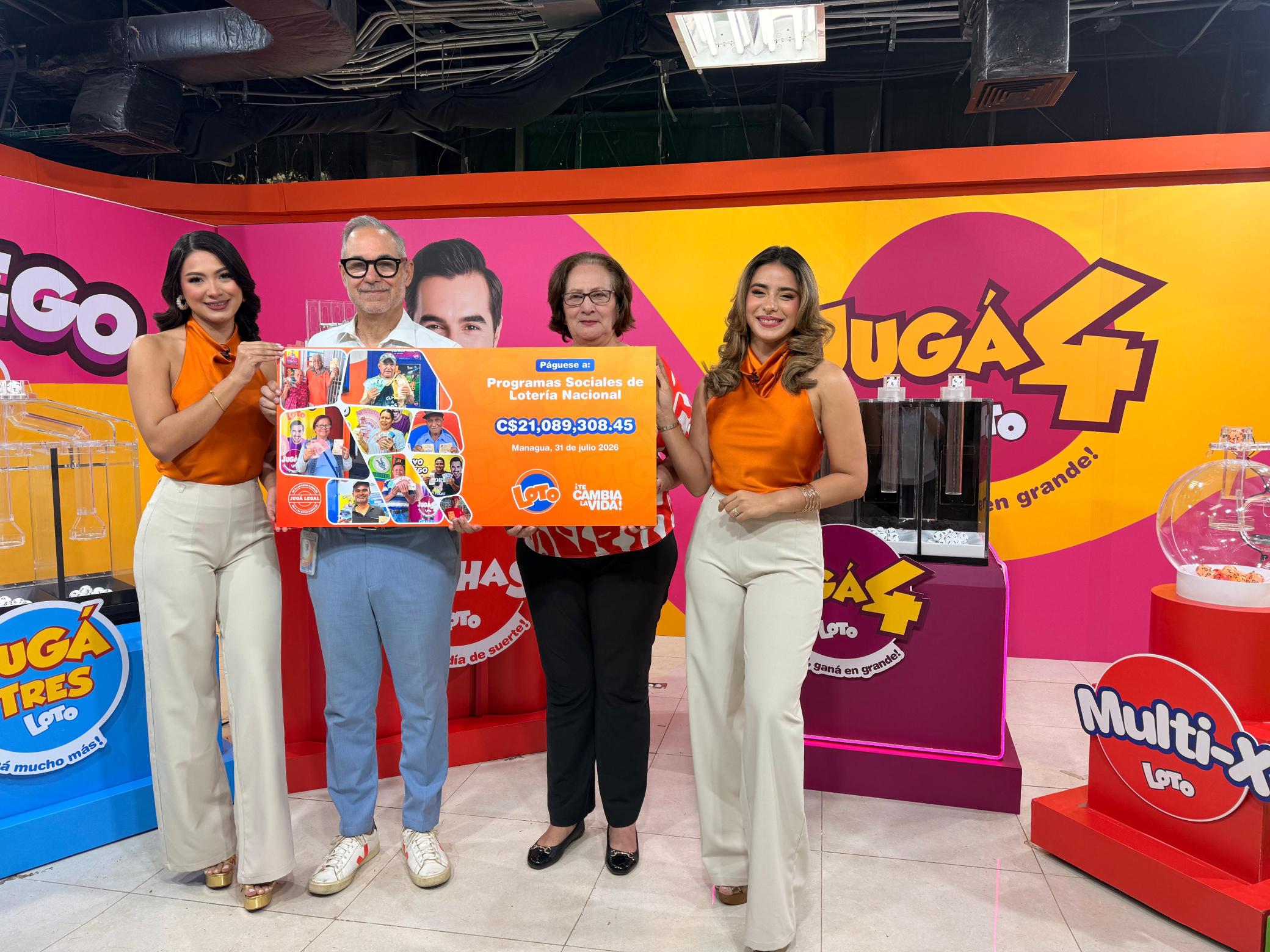 Loto cierra primer semestre de contribución a programas sociales